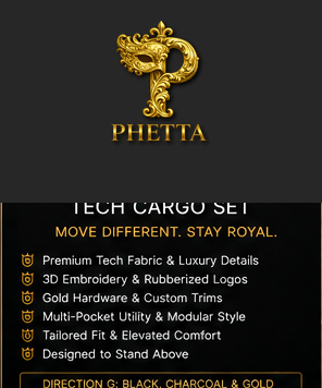 Royal Apex Tech Cargo Set PHETTA product overview