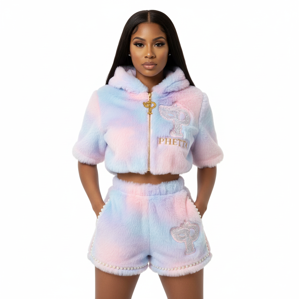 White Sequin Hoodie