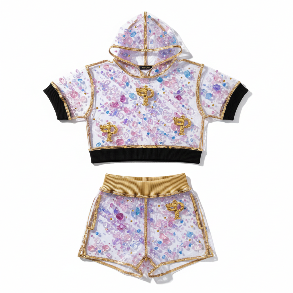 Pink Snake Print Set