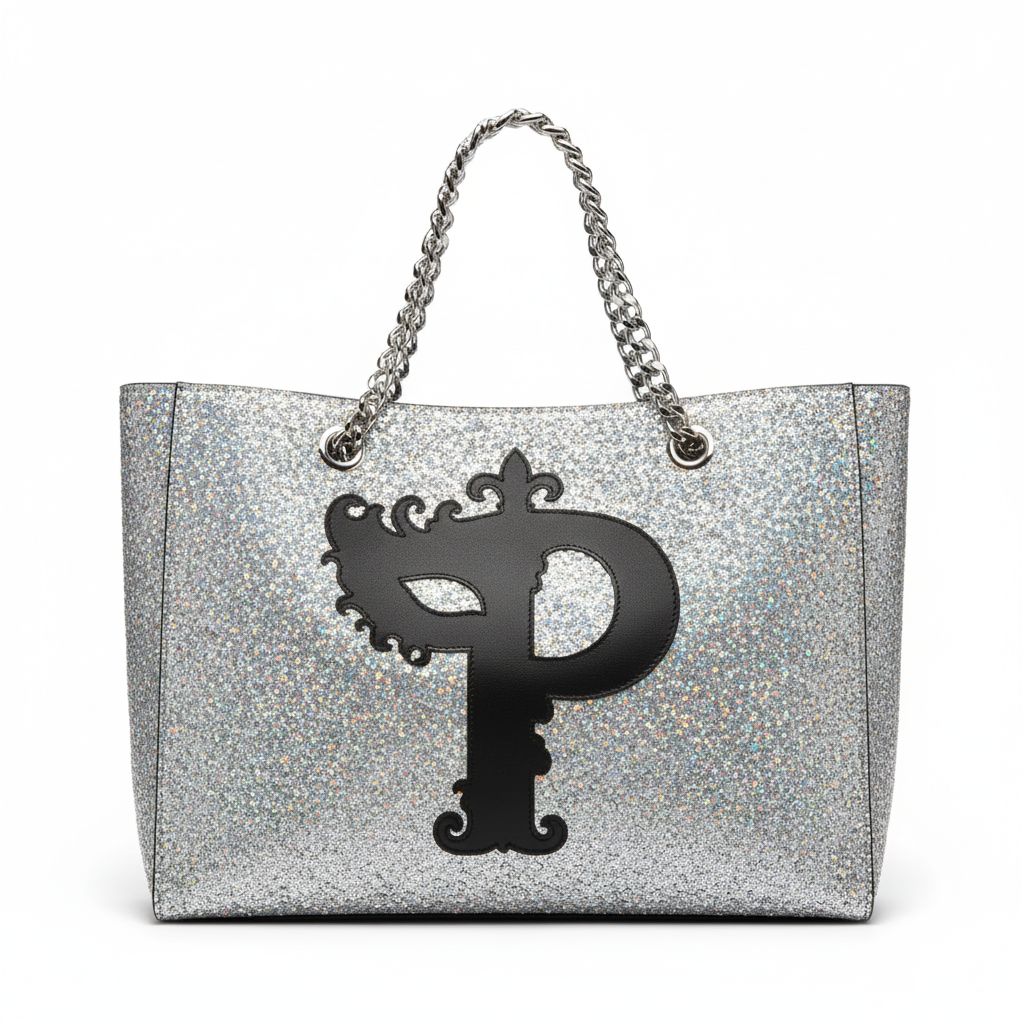 Gold Glitter Tote
