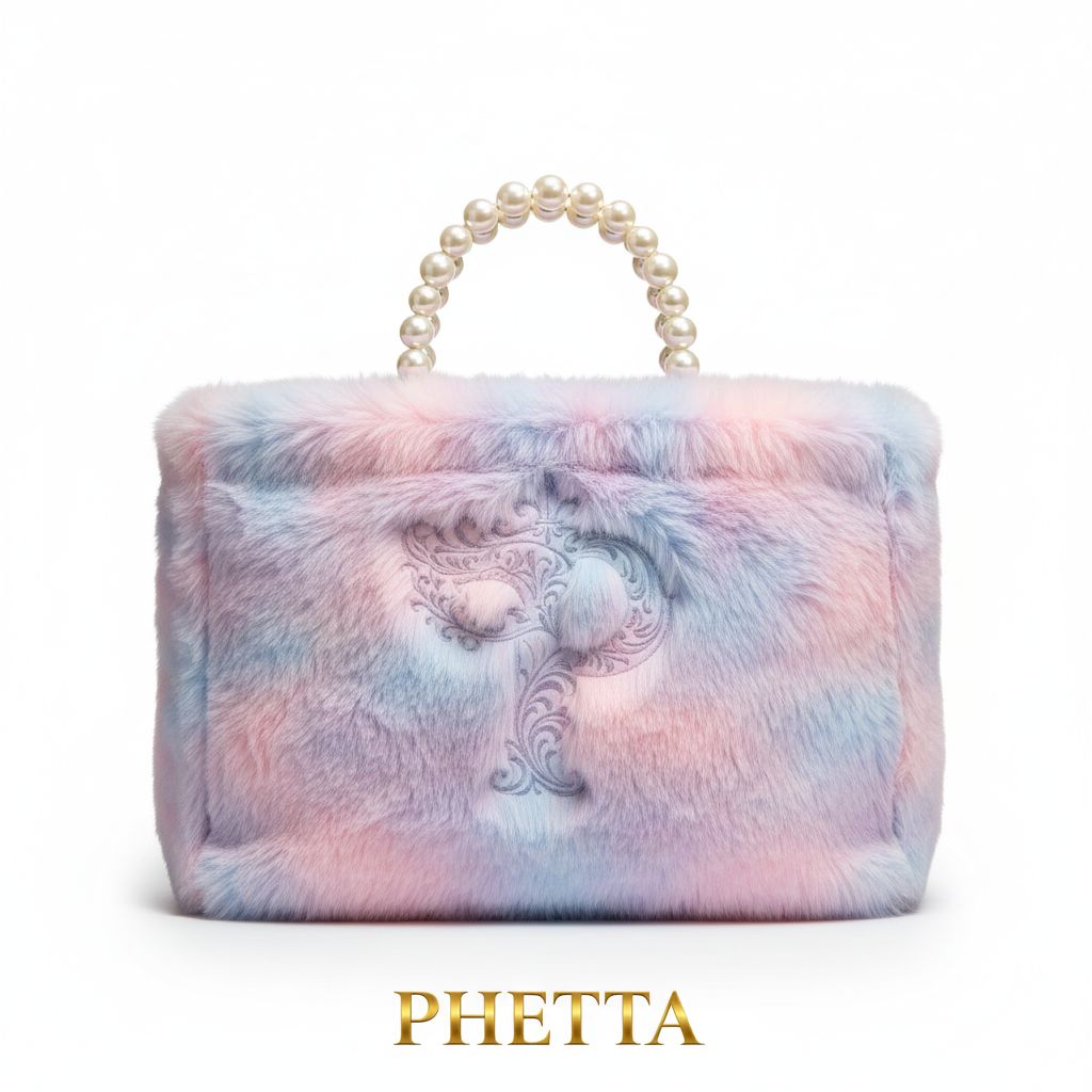 Pastel Fur Bag