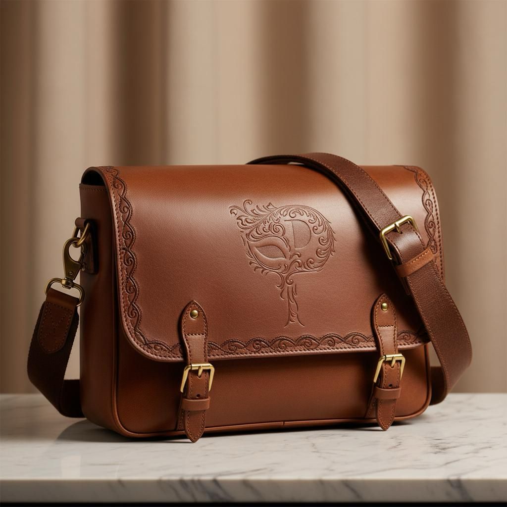 Brown Messenger Bag