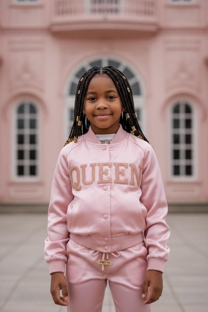 Queen Pink Kids Set